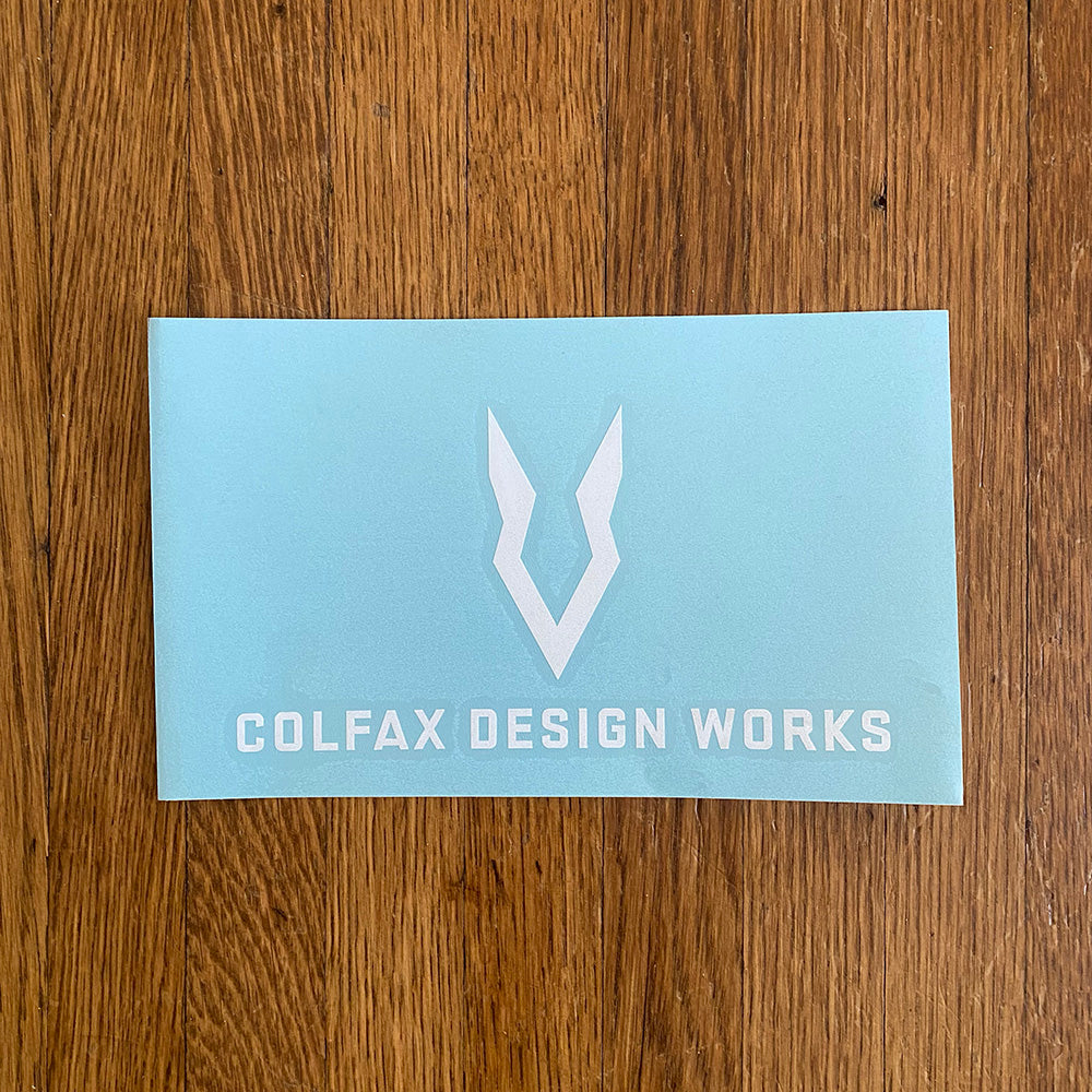 DLS_01 / Decal Logo Sticker / WHT